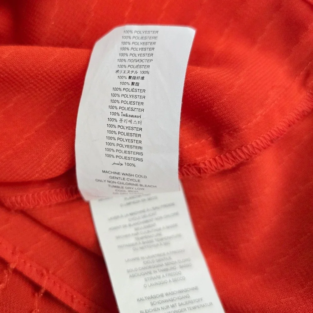 Michael‎ Kors Sleevless V-neck Gathered Front Top Orange 1X